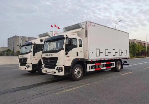 重汽豪沃6米8鸡苗运输车