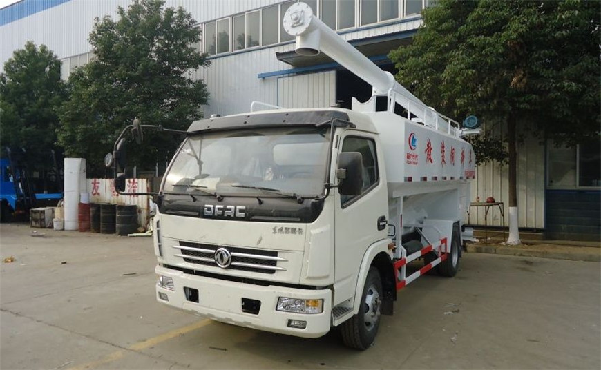 东风国五12方散装饲料运输车