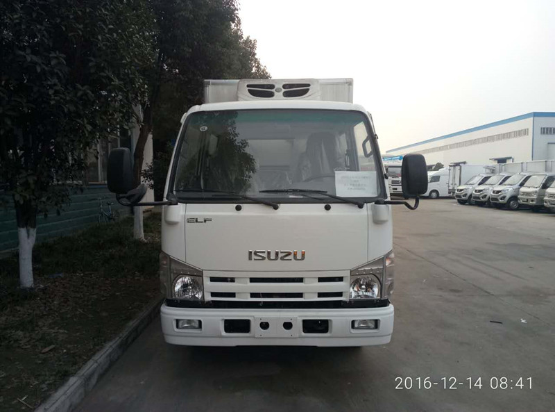 五十铃国五双排冷藏车