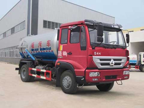 程力威牌CLQ5160GXW4ZZ型吸污车
