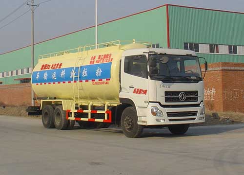 程力威牌CLQ5250GFL4D型低密度粉粒物料运输车