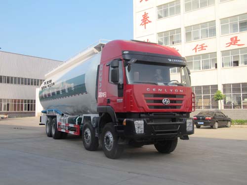 程力威牌CLQ5310GFL4CQ型低密度粉粒物料运输车