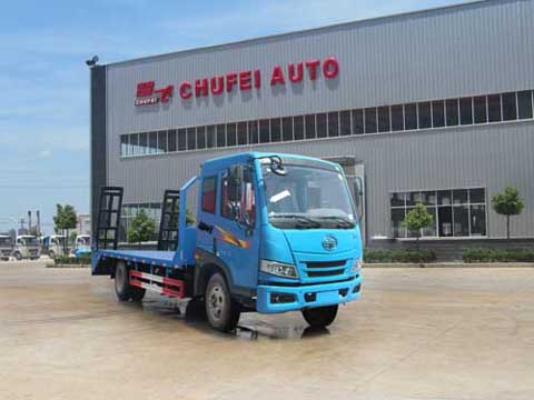 程力威牌CLQ5161TPB4CA型平板运输车
