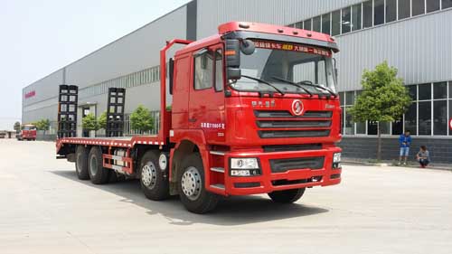 程力威牌CLQ5310TPB4SX型平板运输车